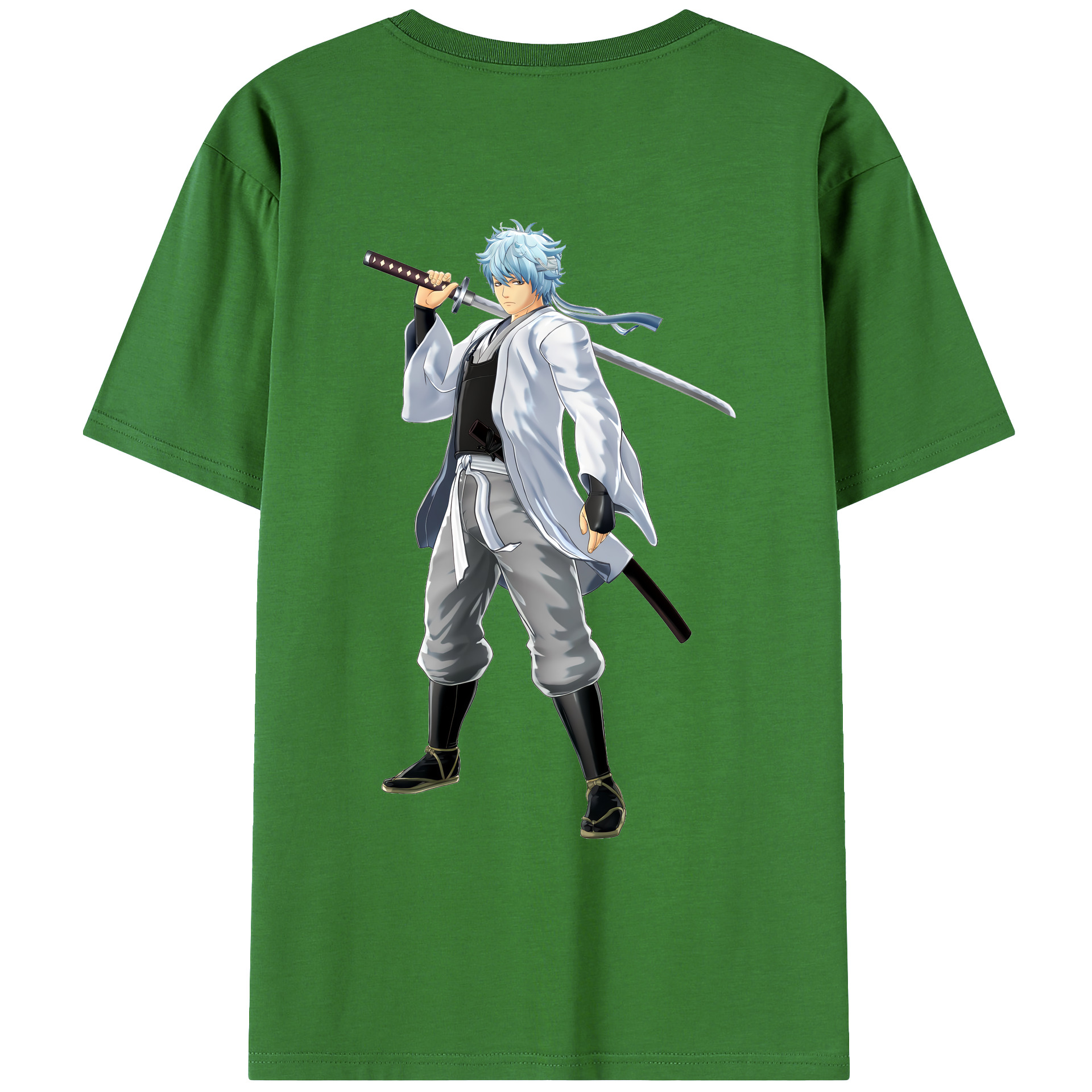 （画像用） ぎんたま 坂田銀時（さかたぎんとき） 神楽 志村新八（しむら しんぱち） GINTAMA Sakata Gintoki Kagura Shimura Shinpachi レディース半袖Tシャツ(バックプリント)